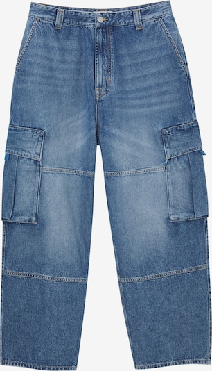 Pull&Bear Cargo Jeans in Blue denim, Item view