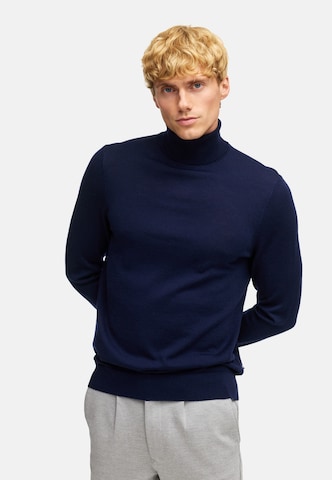 Kronstadt Trui 'Johannes' in Blauw: voorkant