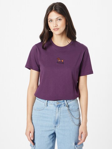 Iriedaily Shirt 'Dacksi' in Purple: front