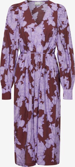 ICHI Robe 'SORINE' en violet / rouge foncé, Vue avec produit