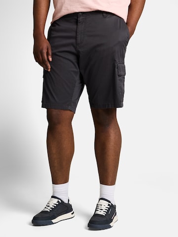 TOM TAILOR Men + Regular Cargobroek in Grijs: voorkant