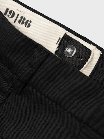 NAME IT Regular Pants 'Ryan' in Black