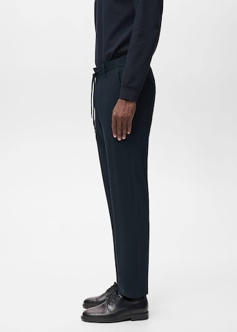 MANGO MAN Slim fit Pants 'Polen' in Blue