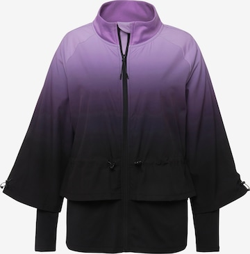 Ulla Popken Performance Jacket in Black: front