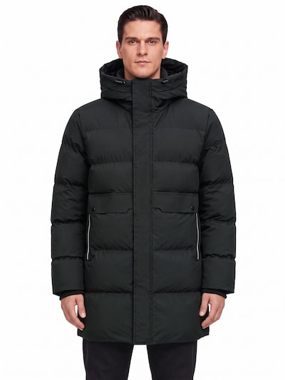 ALLTHEMEN Winter Coat 'Lichtnaht' in S in Black, Item view