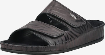 vital Pantolette in Schwarz: Vorderseite