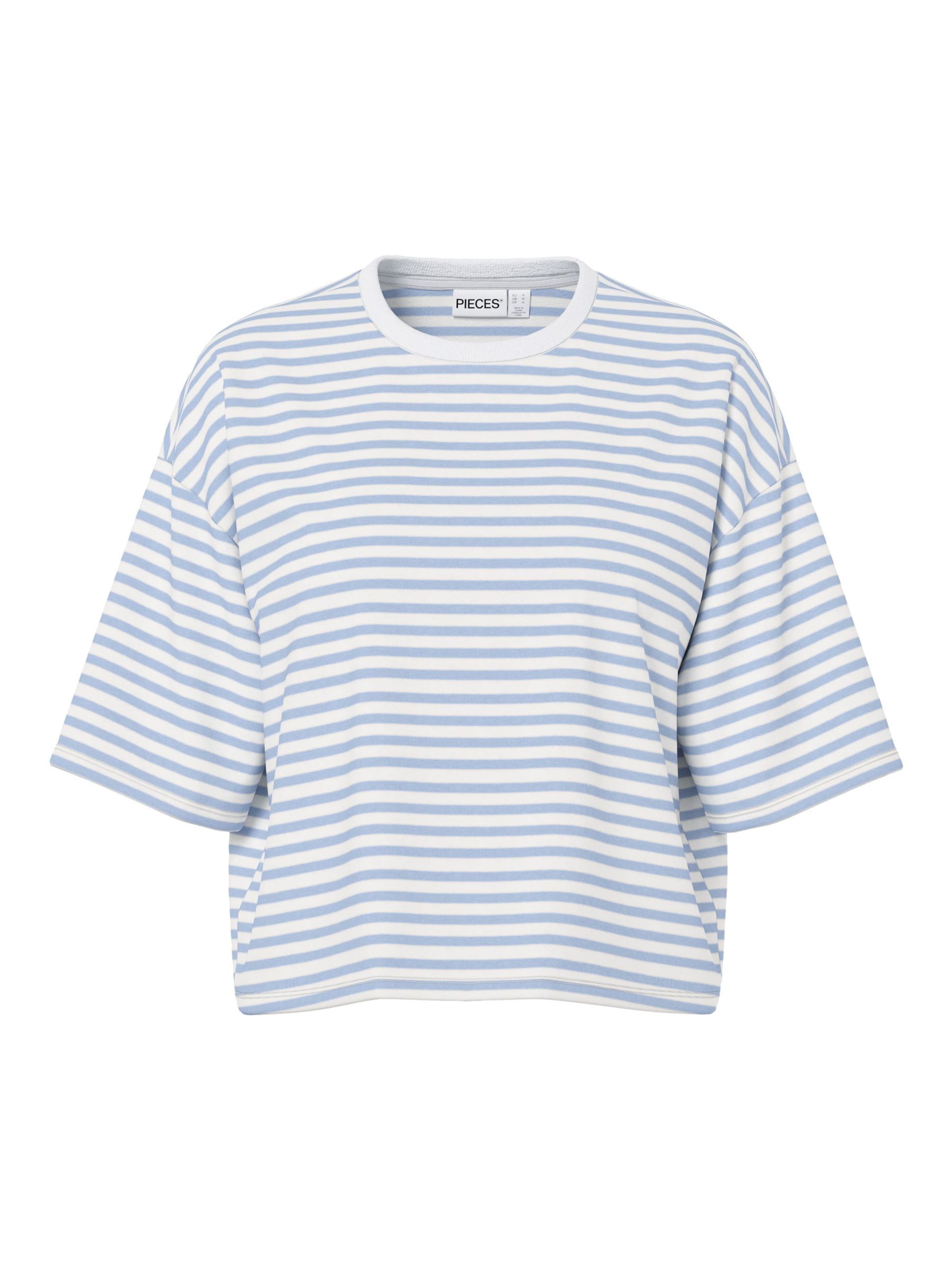 PIECES Shirt in Blue: front