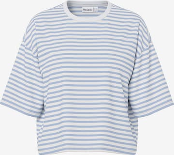 PIECES Shirt in Blue: front