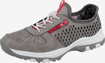 Freyling Athletic Lace-Up Shoes in Grey: front