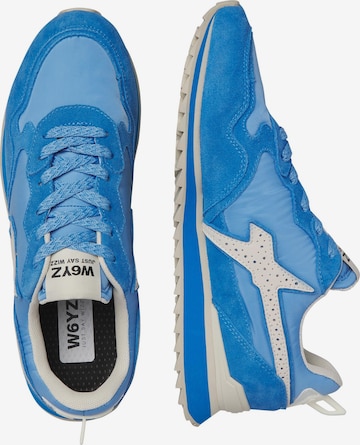 Baskets basses 'JET-M.' W6YZ en bleu : devant
