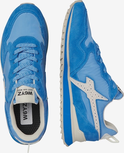 W6YZ Baskets basses 'JET-M.' en 39 en bleu, Vue avec produit