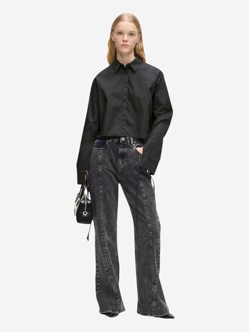 Camicia da donna 'KLJ  B1W11027' di KARL LAGERFELD JEANS in nero