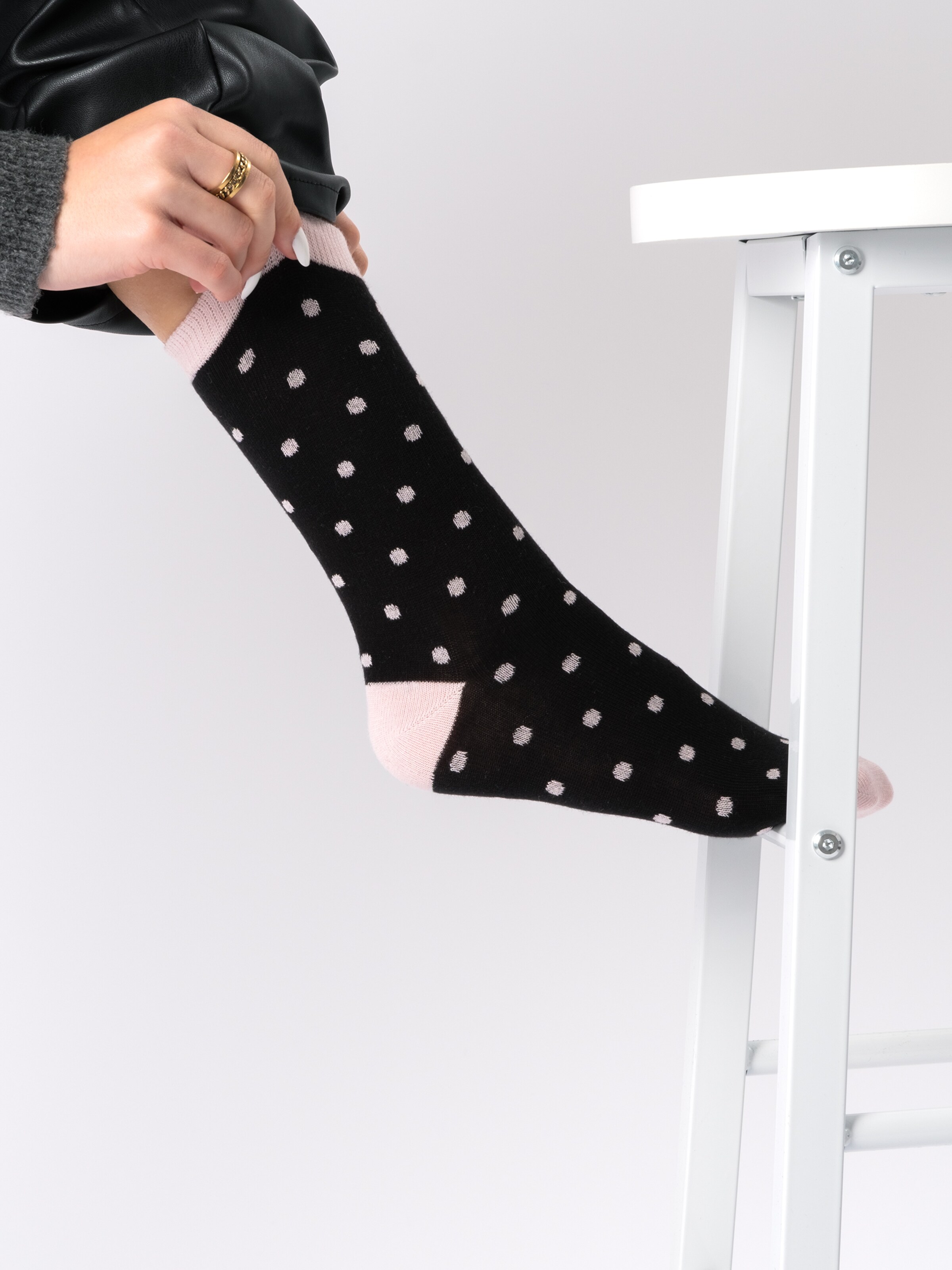 Occulto Socks 'Michaela' in Grey