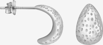 Sofia Milani Ohrringe 'Structured drop' in Silber: Vorderseite