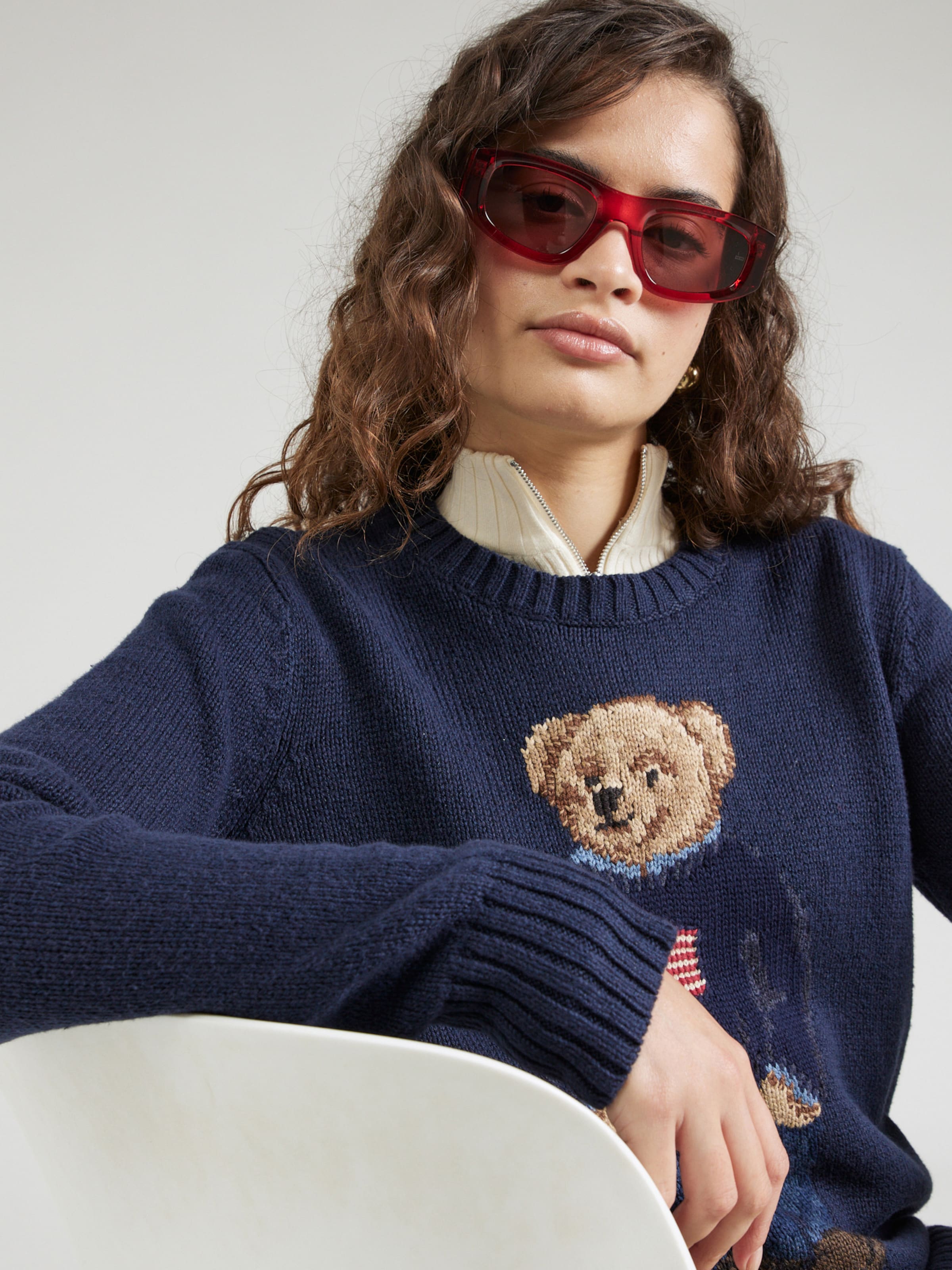 Pull over Polo Ralph Lauren en Bleu Marine ABOUT YOU