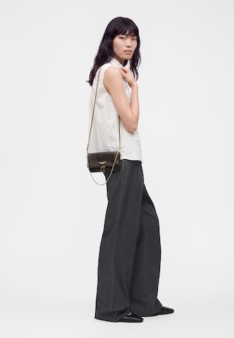 Zadig & Voltaire - Mala de ombro 'ROCK' em castanho