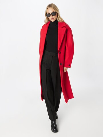 River Island Přechodný kabát – červená