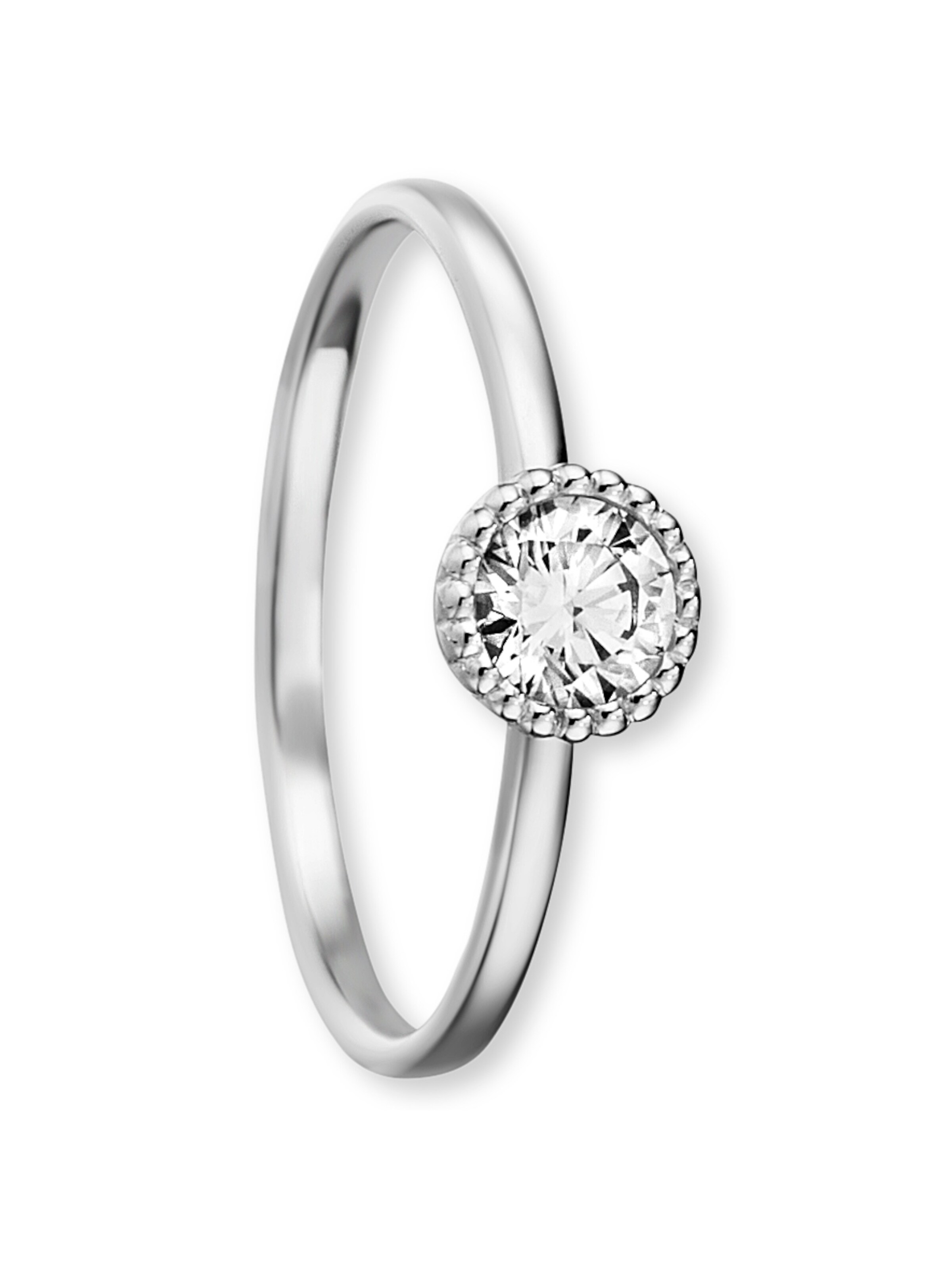 ONE ELEMENT Ring in Silber: Vorderseite