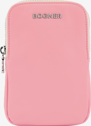 BOGNER - Mala de ombro 'Klosters Johanna' em rosa: frente