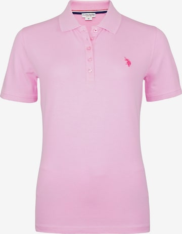 Maglietta di U.S. POLO ASSN. in rosa: frontale