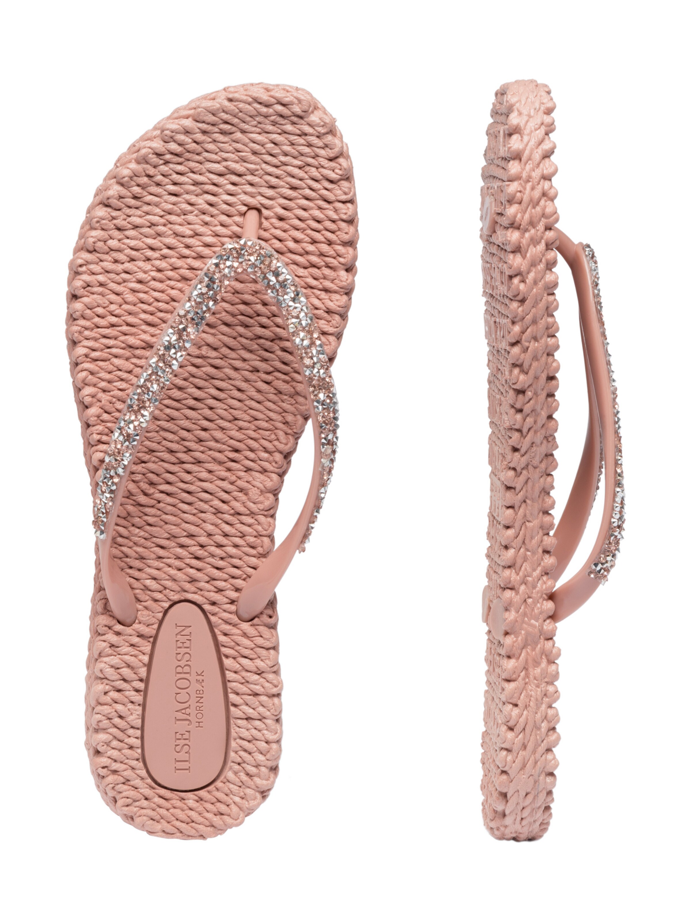 ILSE JACOBSEN Σαγιονάρες διχαλωτές 'Cheerful' σε ροζ