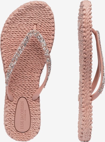 ILSE JACOBSEN T-Bar Sandals 'CHEERFUL03G' in Pink