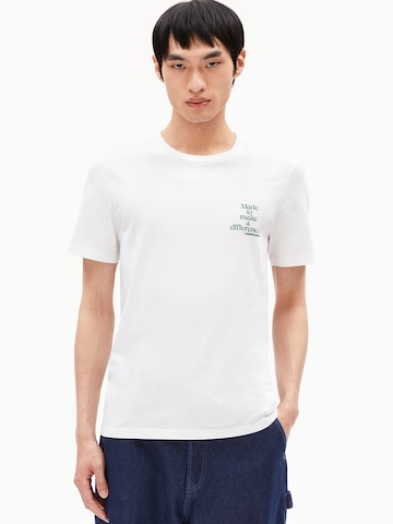 ARMEDANGELS Shirt in Wit: voorkant