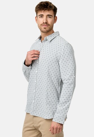 INDICODE JEANS Regular Fit Hemd ' Joffrey ' in Weiß