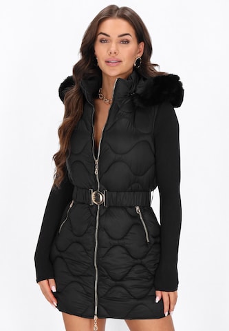 faina - Colete em preto: frente