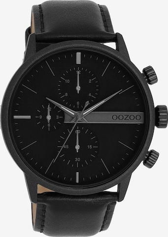 OOZOO Uhr in Schwarz: predná strana