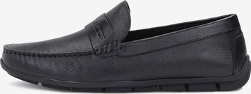 Kazar Moccasins in Black: front