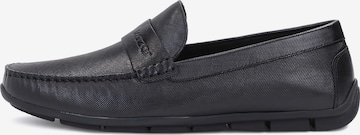 Kazar Moccasins in Black: front