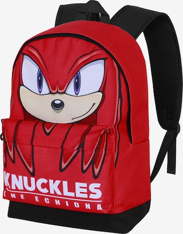 Sega Rucksack 'Knuckles' in Rot: Vorderseite