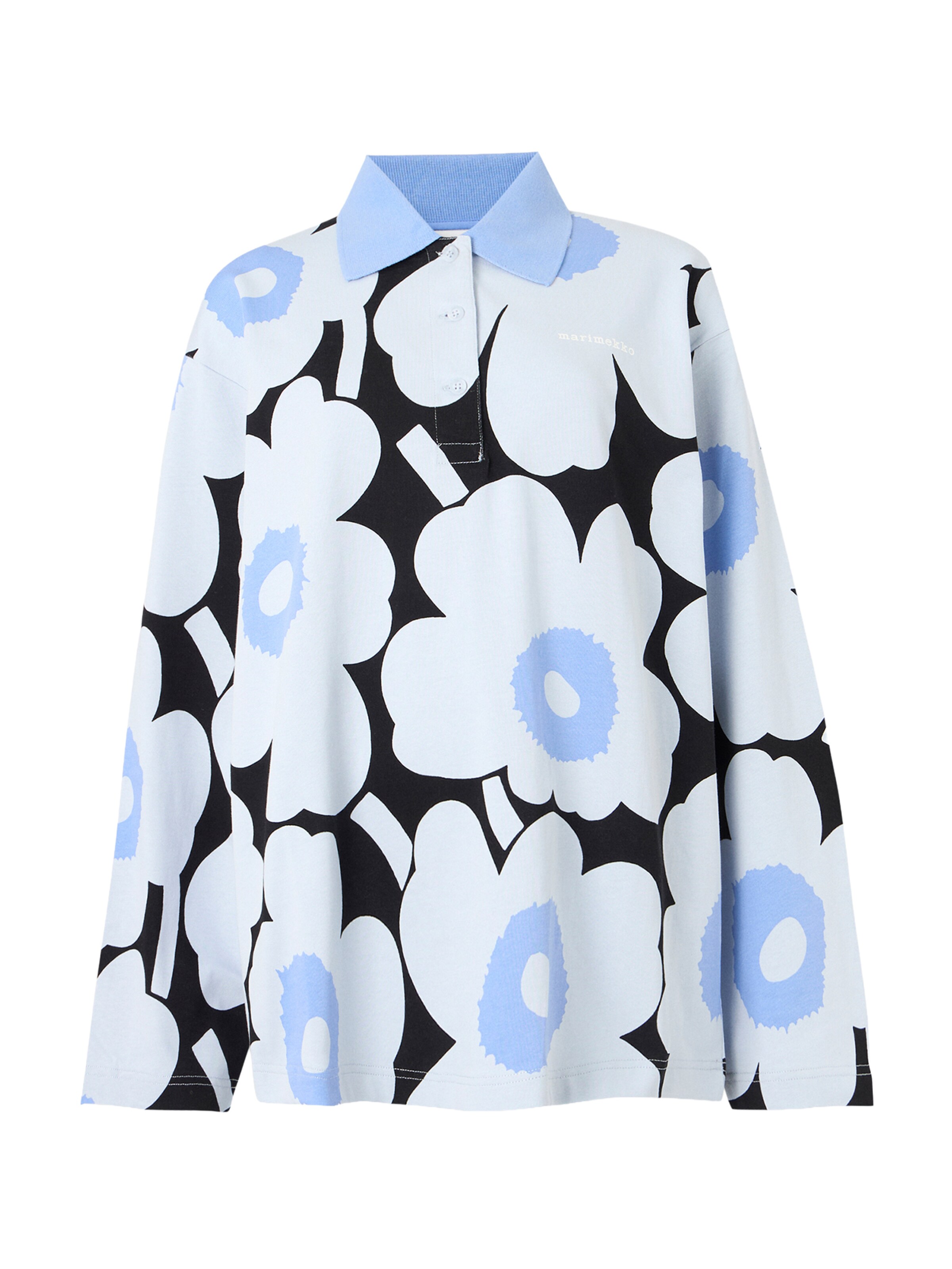 Marimekko Tričko 'ERIKSEEN UNIKKO' - nebeská modř / světlemodrá / černá, Produkt