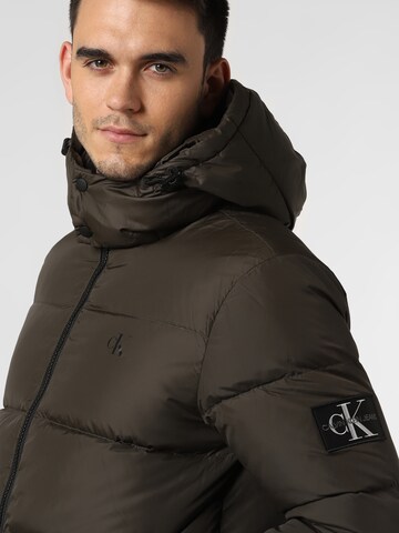 Calvin Klein Jeans Winter Jacket in Brown