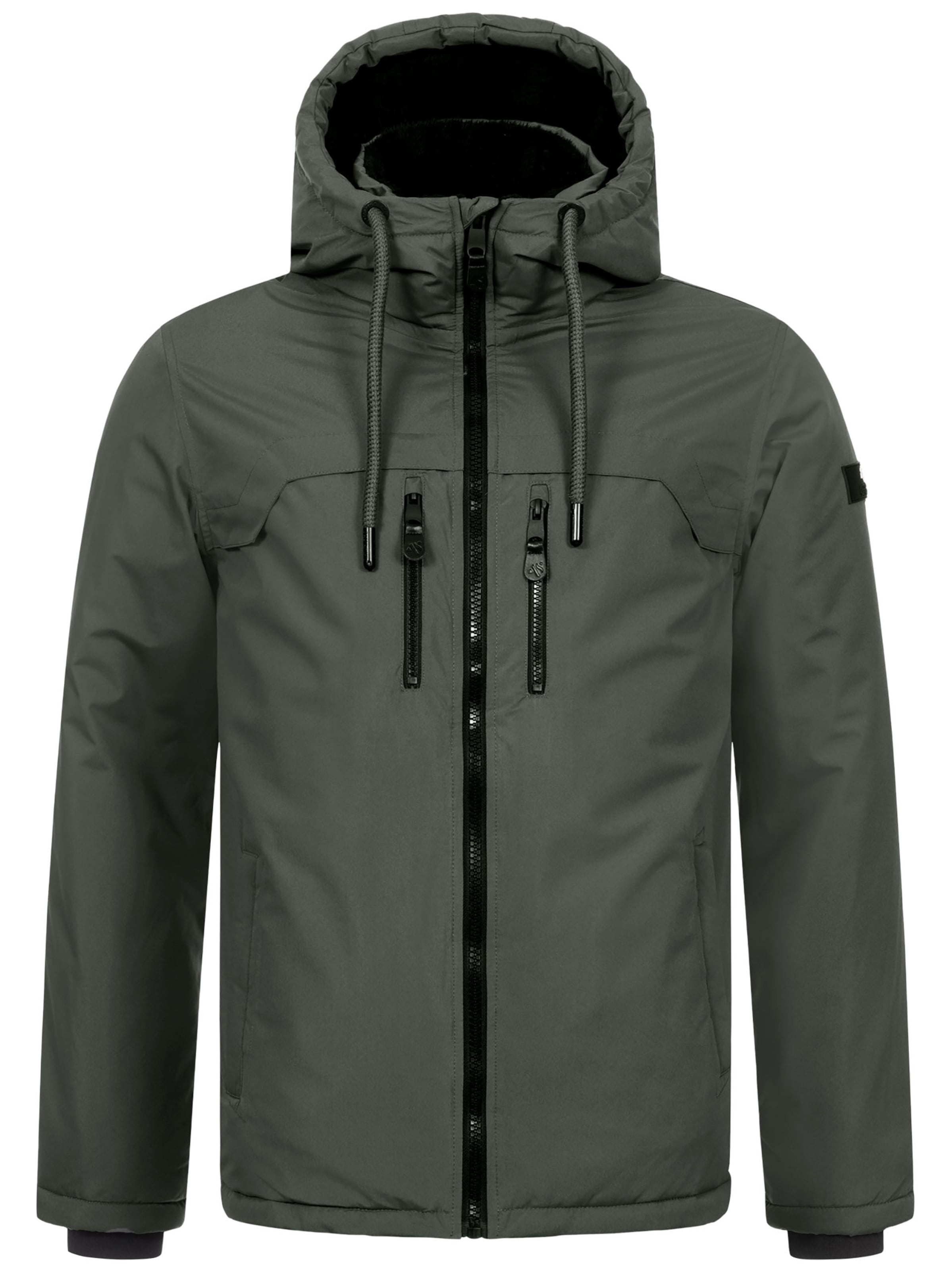 Alessandro Salvarini Winterjacke in Grau: Vorderseite