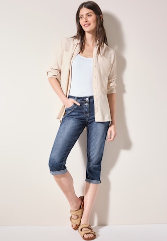 CECIL Slimfit Jeans in Blau