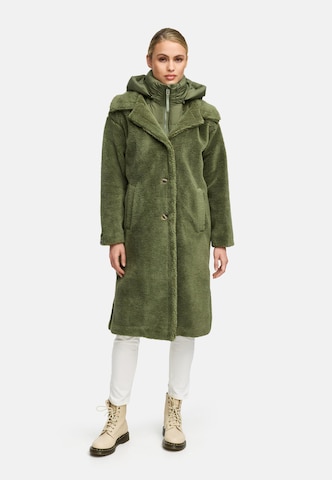 NAVAHOO Wintermantel in Groen: voorkant