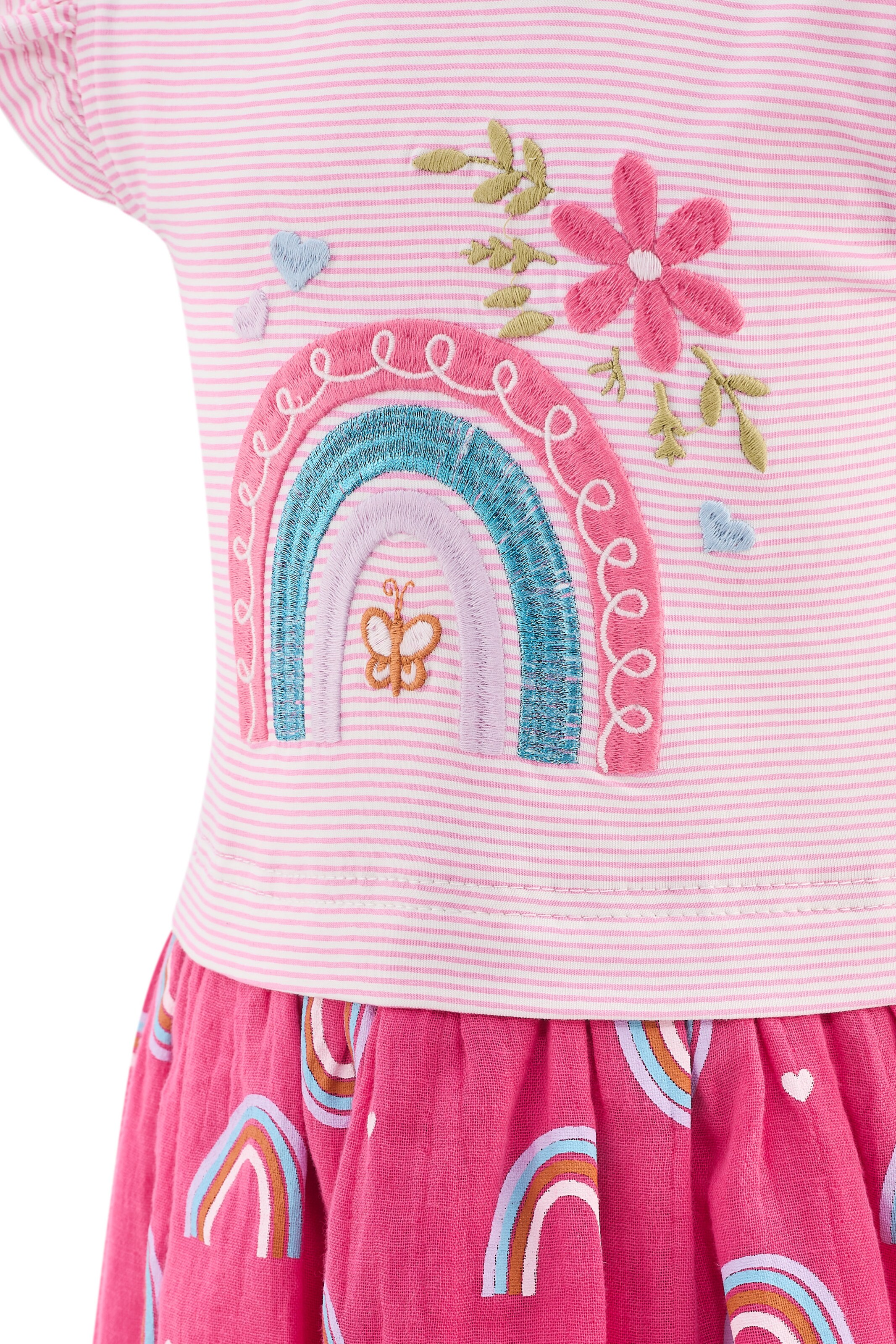 happy girls Sukienka w kolorze różowy