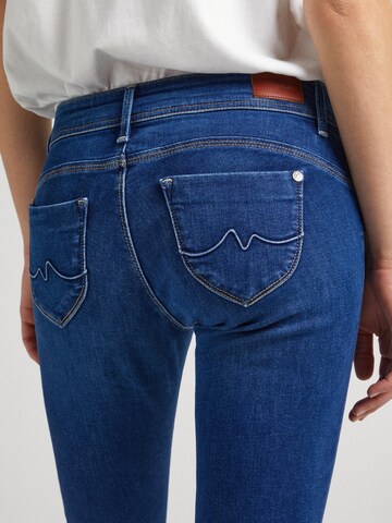 Pepe Jeans Slimfit Farkut 'NEW BROOKE' värissä sininen