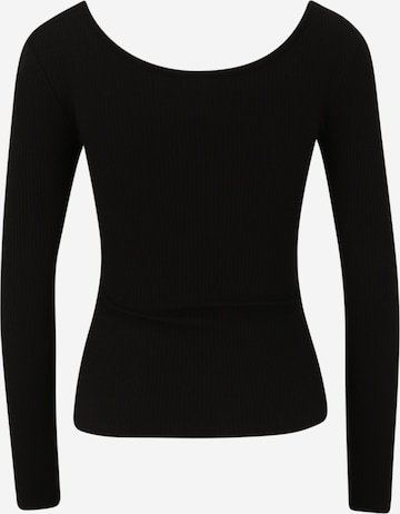 Pieces Petite Shirt 'KITTE' in Zwart