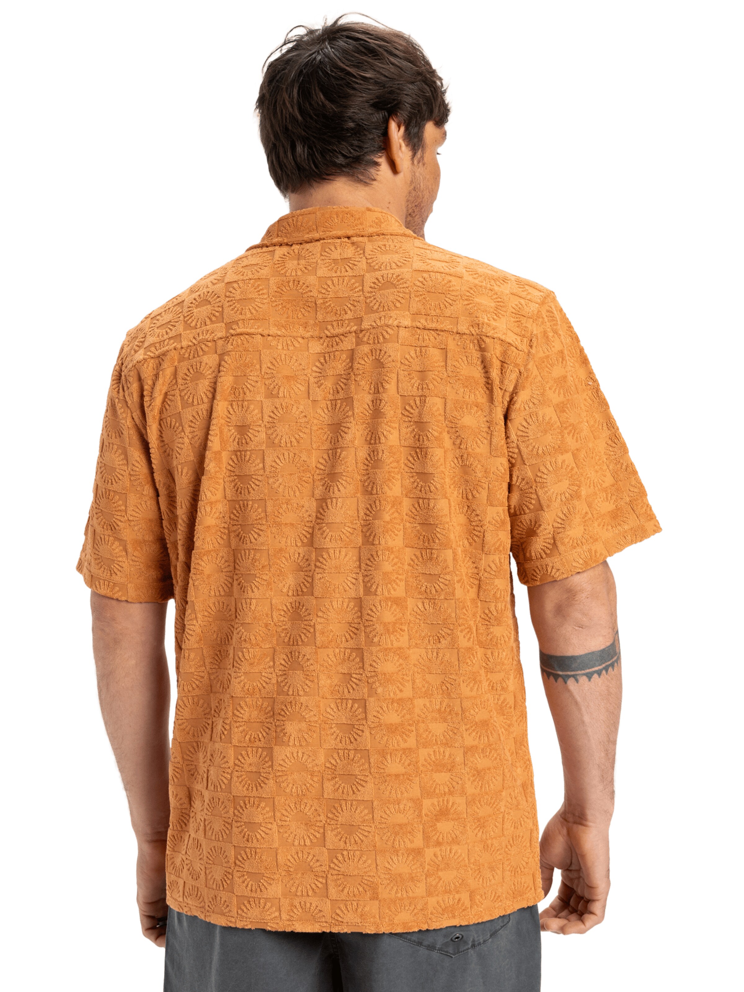 QUIKSILVER Comfort fit Overhemd 'Pana' in Oranje