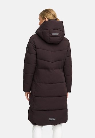 NAVAHOO Vinterkappa 'Schokokuss XIV' i brun