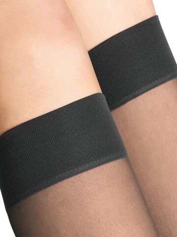 FALKE Overknee Strümpfe 'Matt Deluxe'‌‌‌‌‌‌‌‌‌‌ in Grau