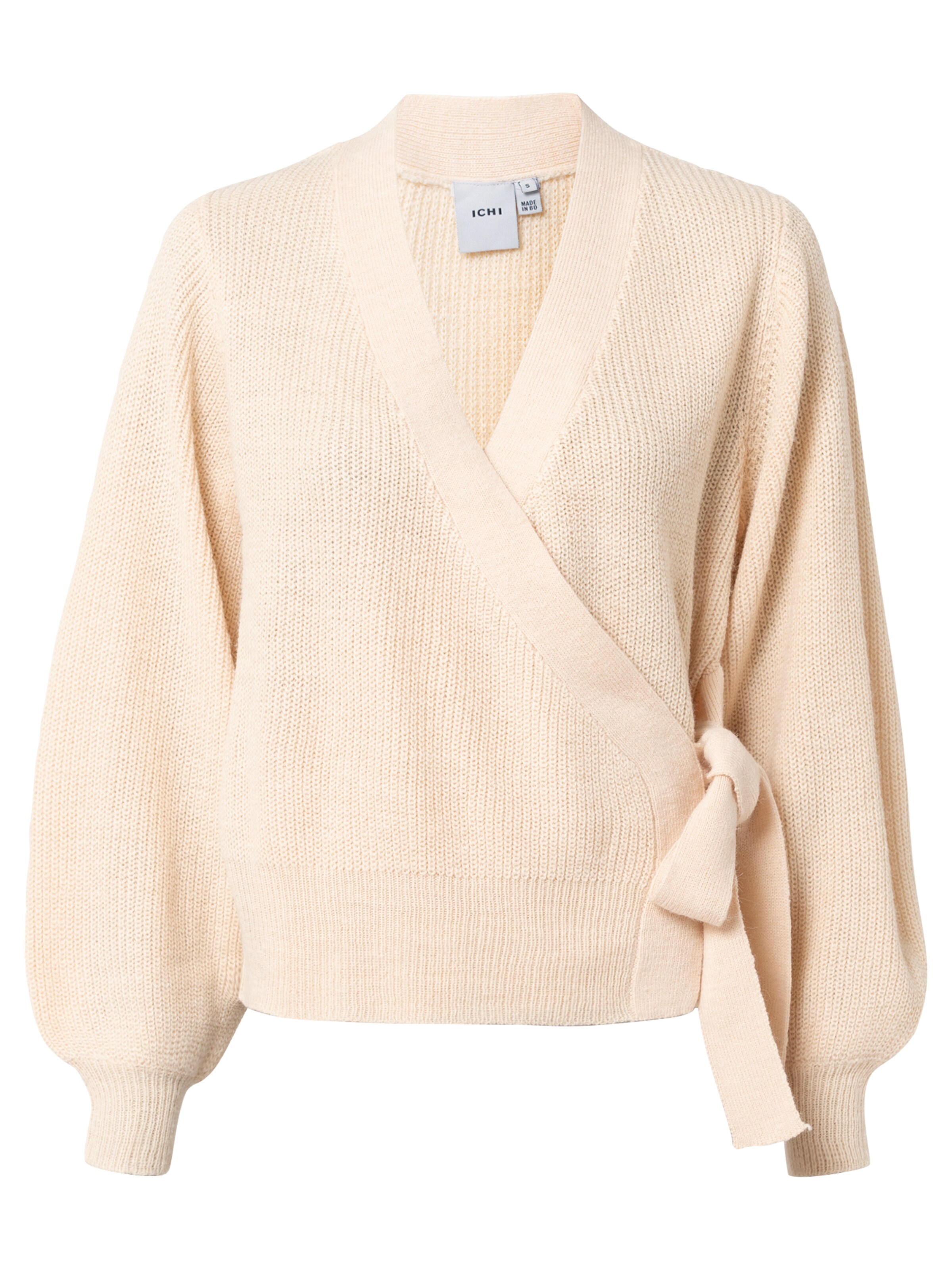 ICHI Knit Cardigan 'NOVO' in Sand 
