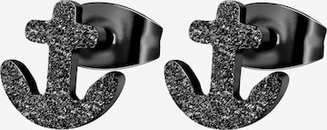 Akzent Earrings 'Anais, hautverträglich' in Black: front