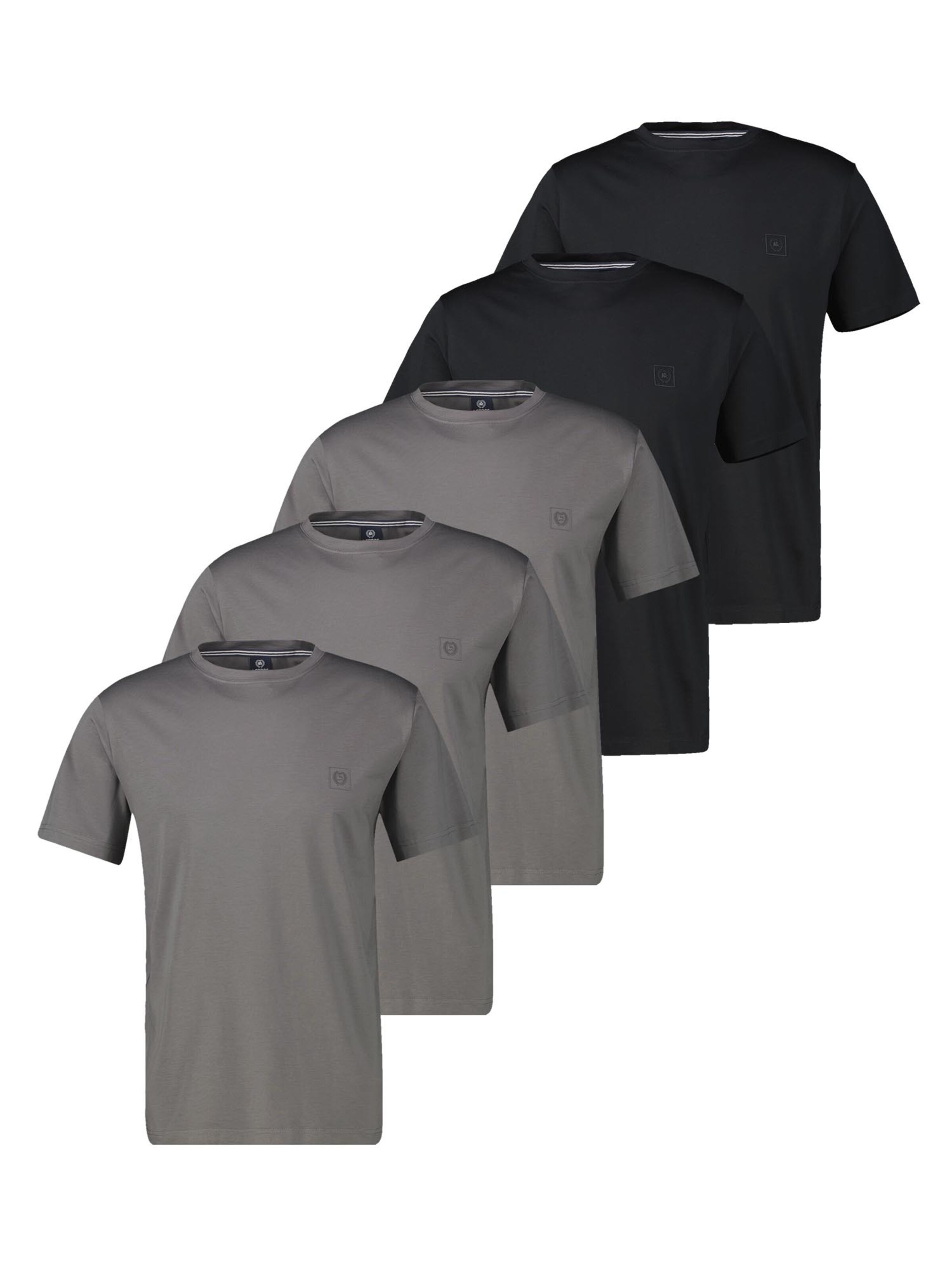 LERROS Shirt 'Basic'‌‌‌‌‌‌‌‌‌ in Grau: Vorderseite