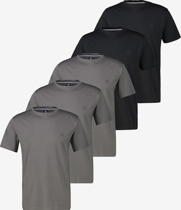 LERROS Shirt 'Basic' in Grau: Vorderseite