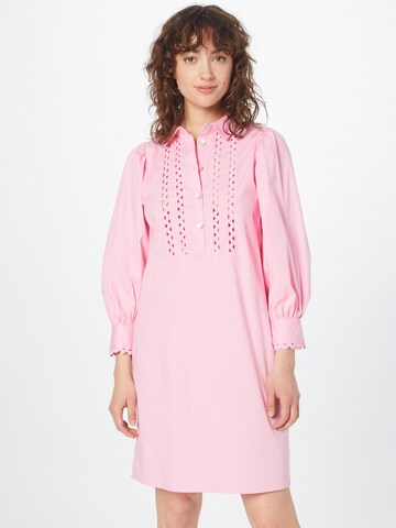 Robe-chemise Esqualo en rose : devant