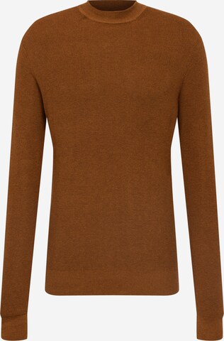 TOM TAILOR Sweater in Brown: front